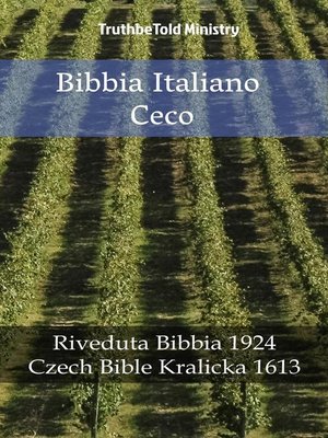 cover image of Bibbia Italiano Ceco